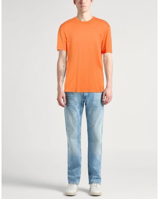 Roberto Collina Orange T-Shirts for men