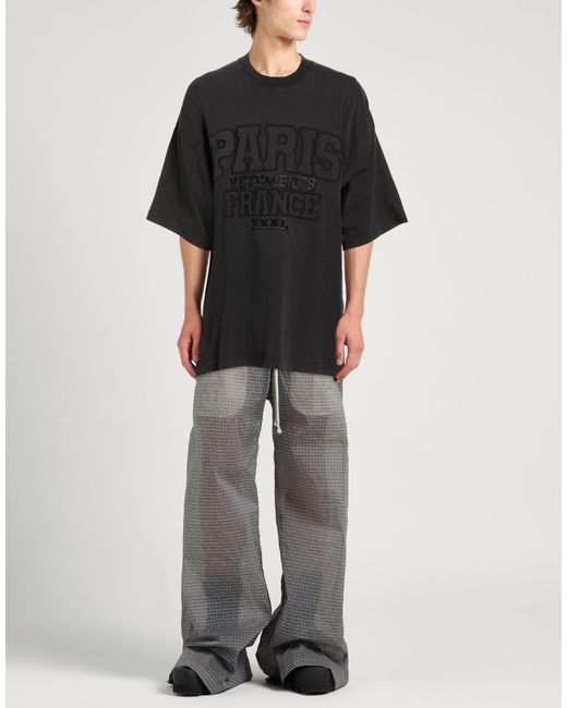 T-Shirt Vetements pour homme en coloris Black