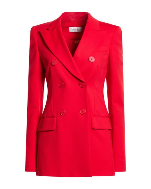 Sportmax Red Blazer Polyamide, Elastane