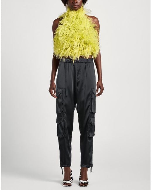 White Sand Gray Pants Polyester, Elastane