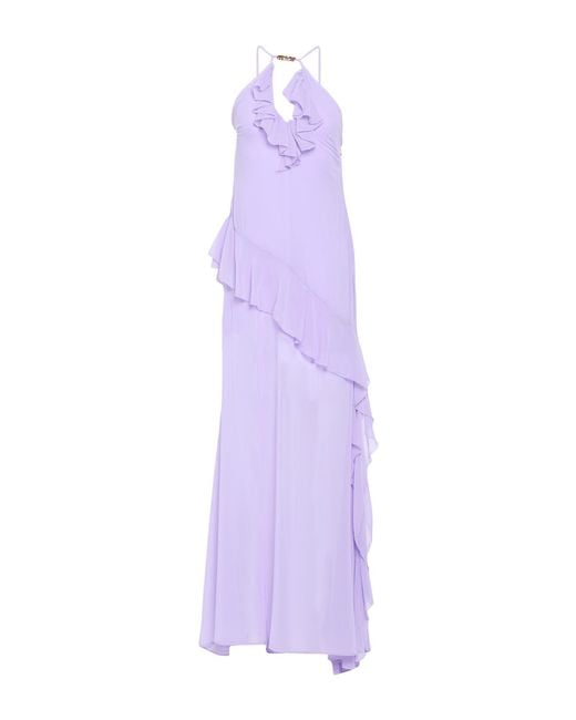 Versace Jeans Couture Purple Maxi Dress
