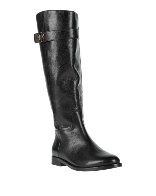Tory Burch Black Boot Goat Skin