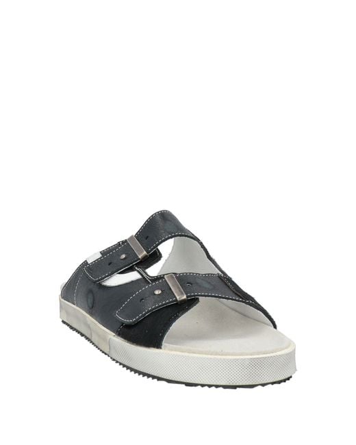 HIDNANDER White Sandals Leather for men