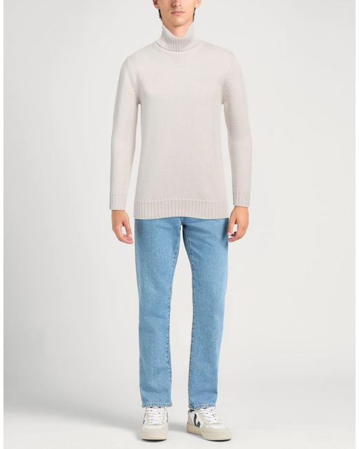 Col roulé Alpha Studio pour homme en coloris White