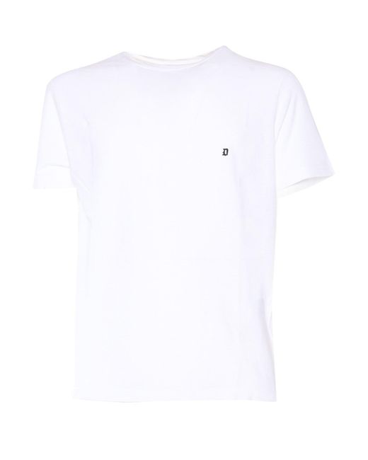 T-shirt di Dondup in White da Uomo