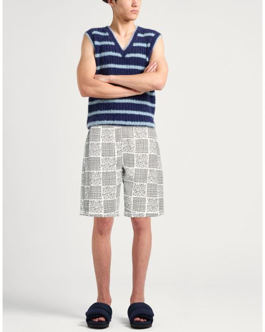 KENZO Gray Shorts & Bermuda Shorts Cotton for men