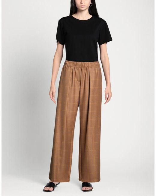 Silvian Heach Brown Pants Polyester