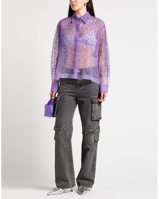 DES_PHEMMES Purple Shirt
