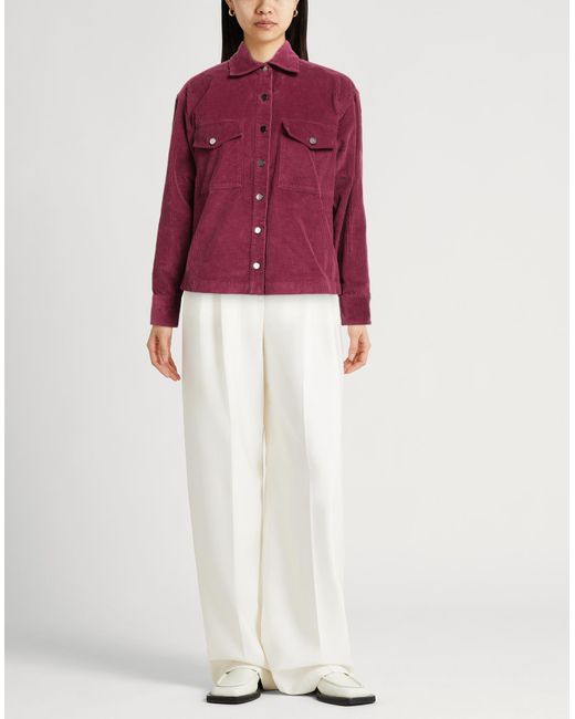 Xacus Purple Shirt Cotton