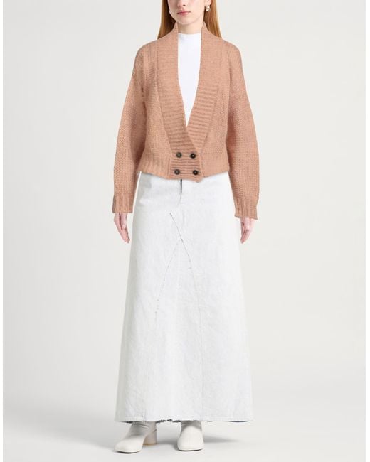 Pomandère Pink Sand Cardigan Mohair Wool, Polyamide, Merino Wool