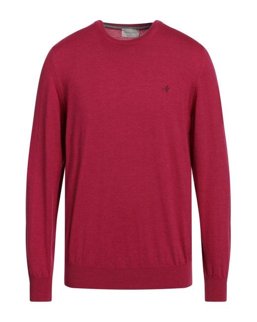 Brooksfield Red Sweater for men