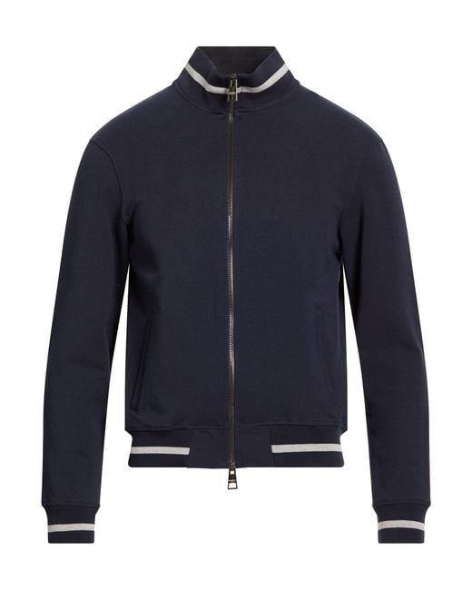 Luigi Borrelli Napoli Blue Sweatshirt for men