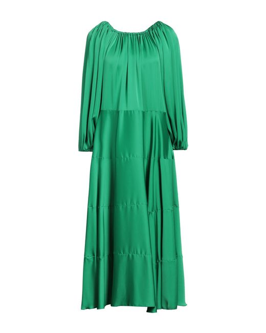 SIMONA CORSELLINI Green Maxi-Kleid