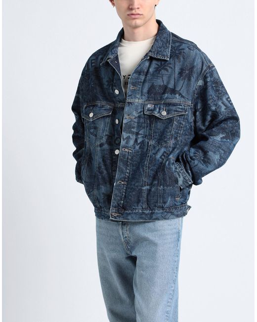 Capospalla Jeans di Tommy Hilfiger in Blue da Uomo