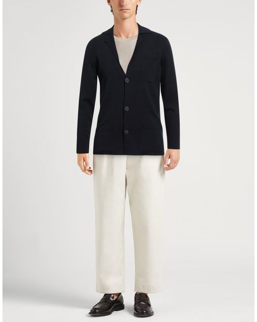 Alpha Studio Blue Cardigan for men