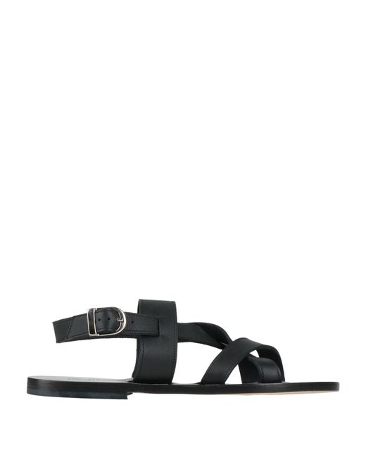 K. Jacques Black Sandals for men
