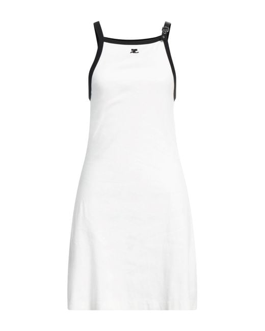 Courreges White Mini Dress