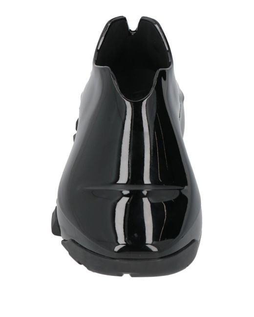 Givenchy Black Laceless Shiny Rubber Sneaker for men