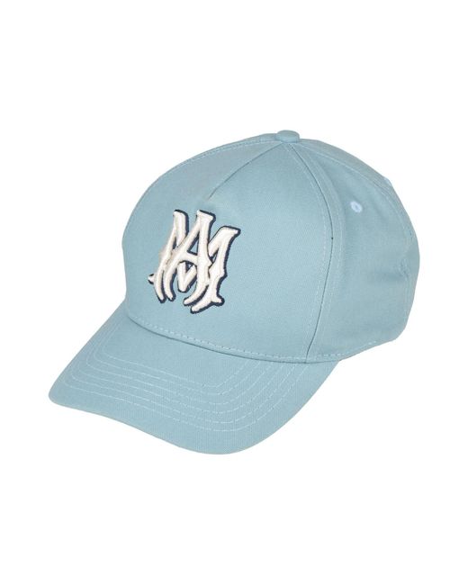 Amiri Blue Slate Hat Cotton for men