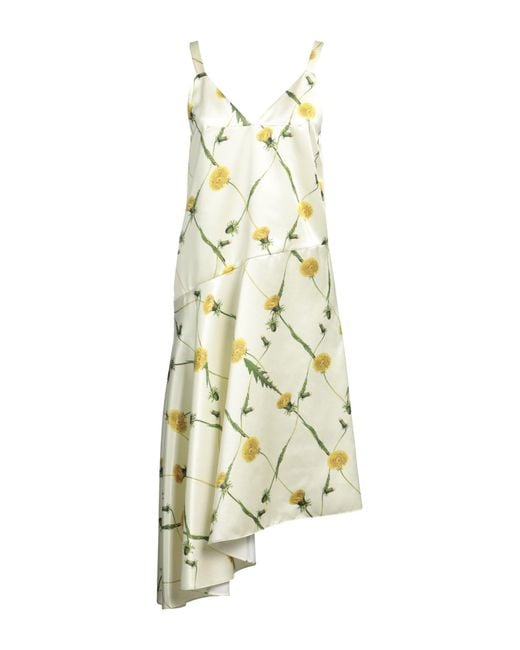 Burberry Metallic Midi-Kleid
