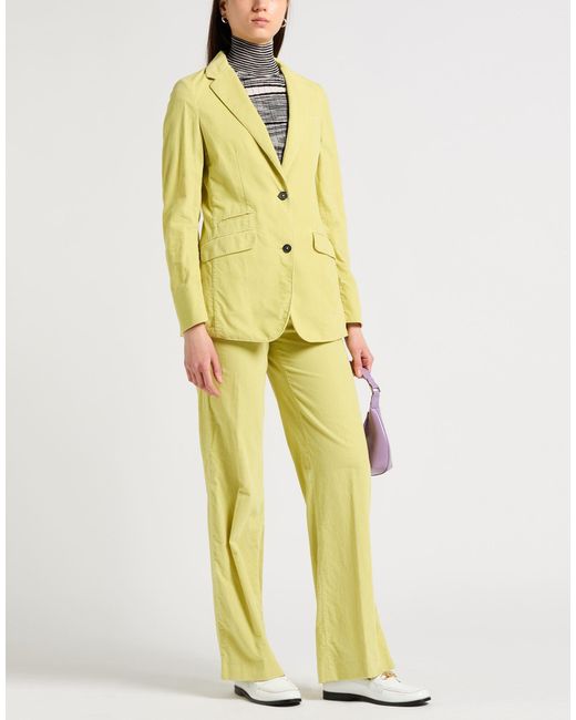 Massimo Alba Yellow Suit Cotton