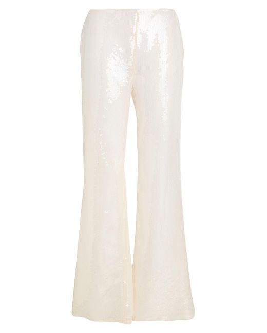 Alberta Ferretti White Pants Polyester