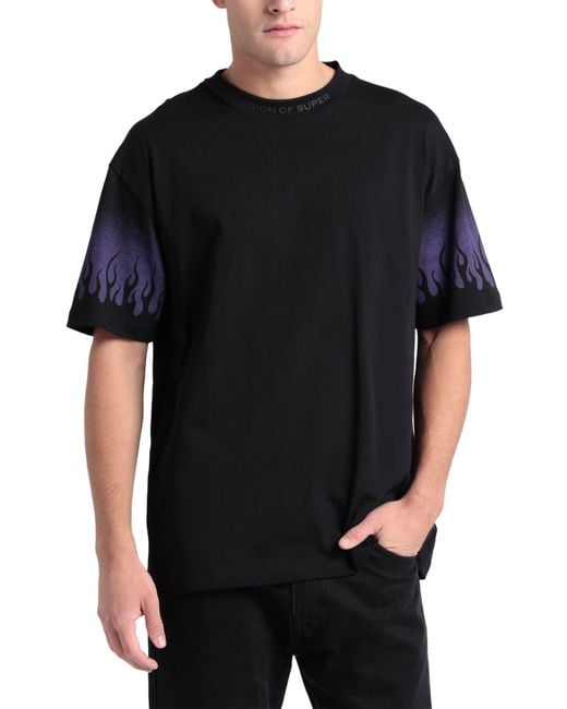 Vision Of Super Black T-Shirt for men