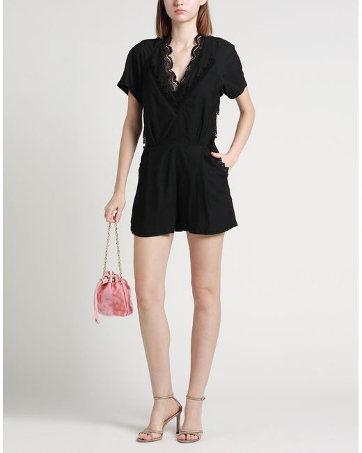 IRO Black Playsuit Viscose, Polyamide