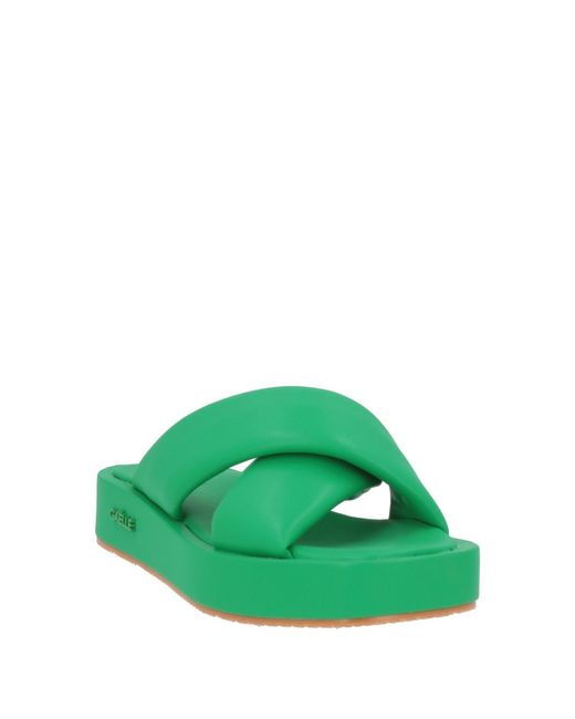 Gaelle Paris Green Sandals
