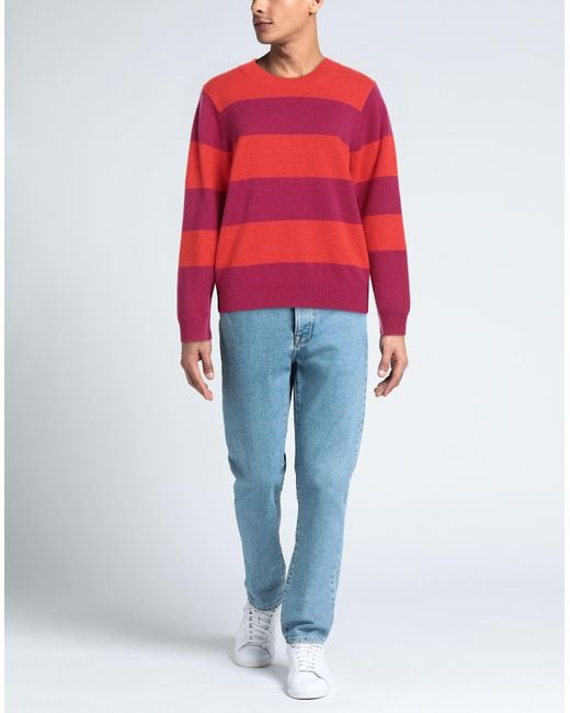 Guest In Residence Pullover in Red für Herren