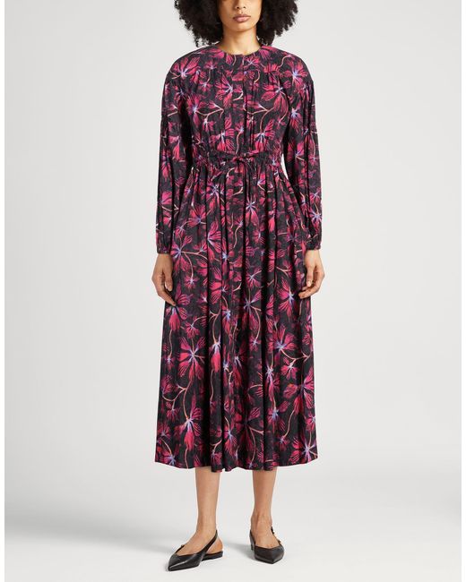 Ulla Johnson Purple Midi Dress