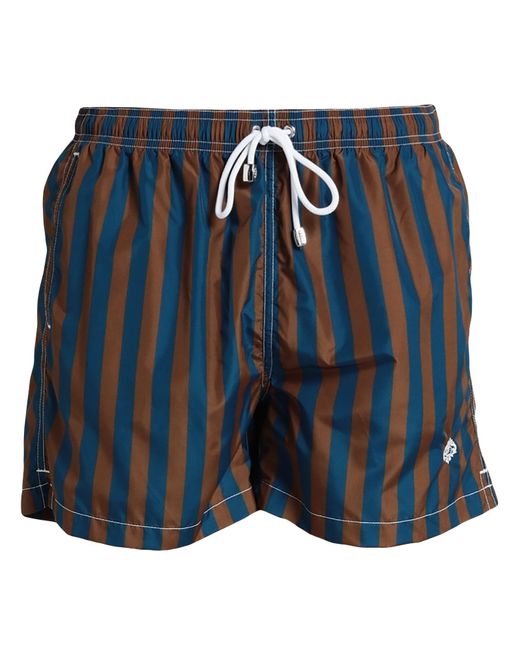 Luigi Borrelli Napoli Blue Swim Trunks for men