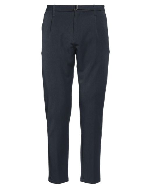Daniele Alessandrini Blue Pants Polyester, Viscose, Elastane for men