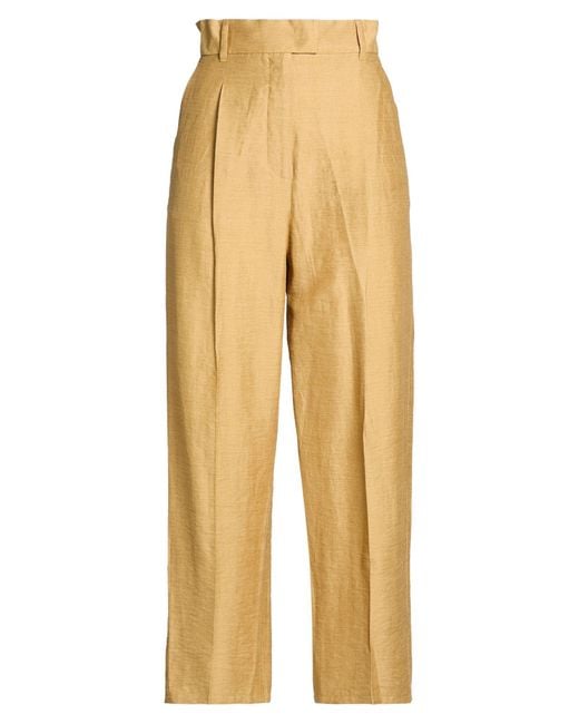 Max Mara Yellow Pants