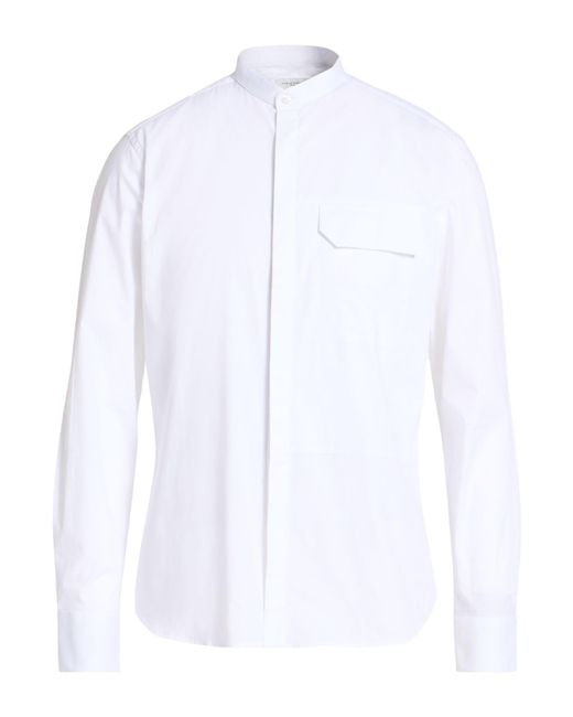 Paolo Pecora White Shirt Cotton, Elastane for men