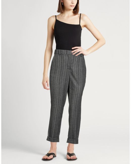 Peserico Gray Pants Virgin Wool, Elastane