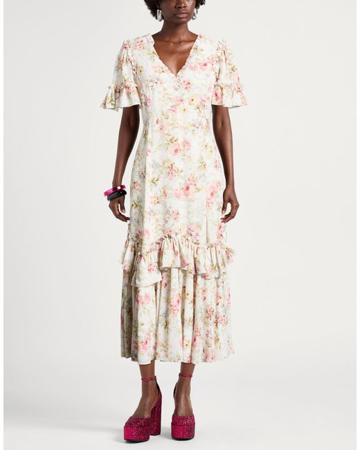 Needle & Thread Natural Midi Dress Recycled Polyester