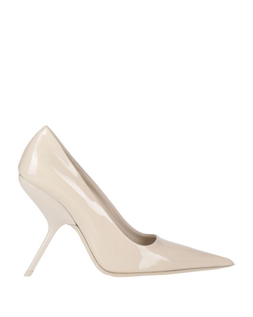 Ferragamo White Eva X5 Ivory Pumps Leather