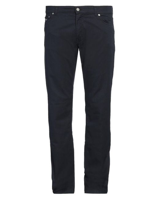 Harmont & Blaine Blue Pants Cotton, Elastane for men