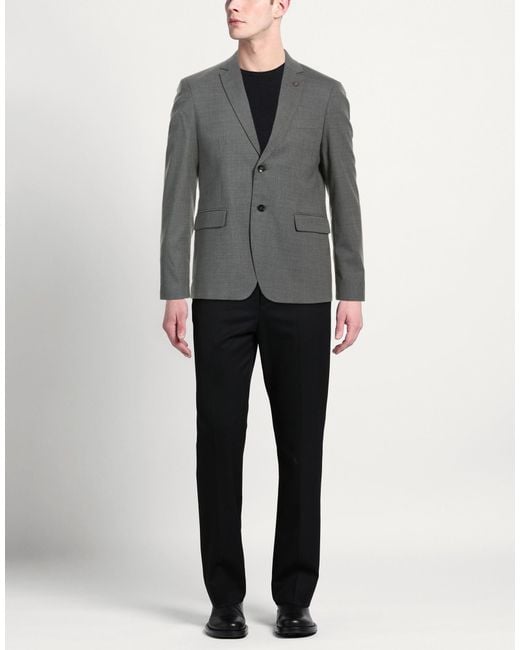 Officina 36 Gray Blazer for men