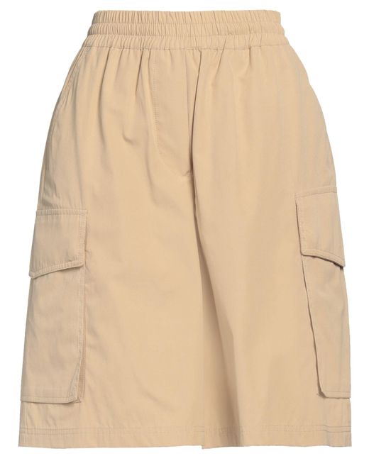 Weekend by Maxmara Natural Sand Shorts & Bermuda Shorts Cotton