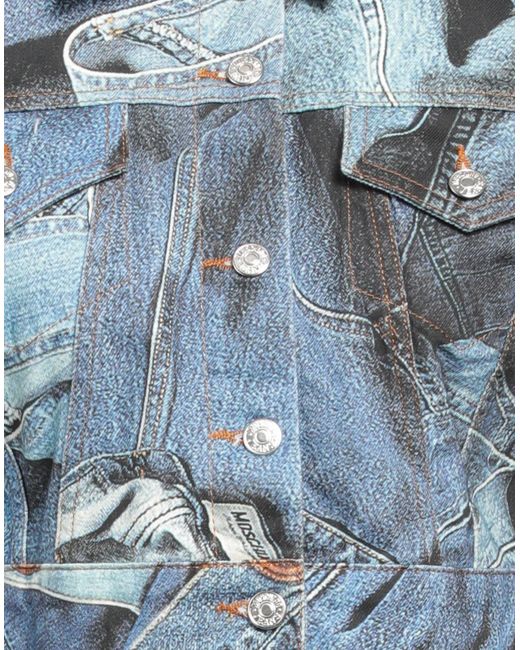 Moschino Jeans Blue Denim Outerwear