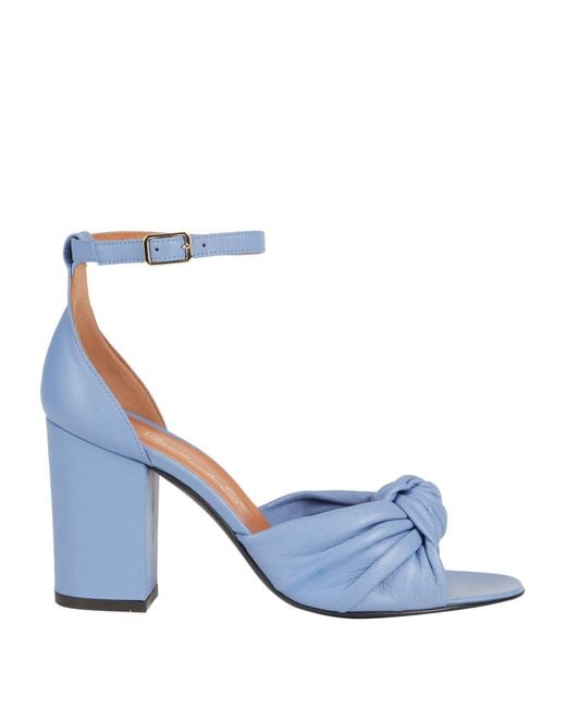 Via Roma 15 Blue Sandals