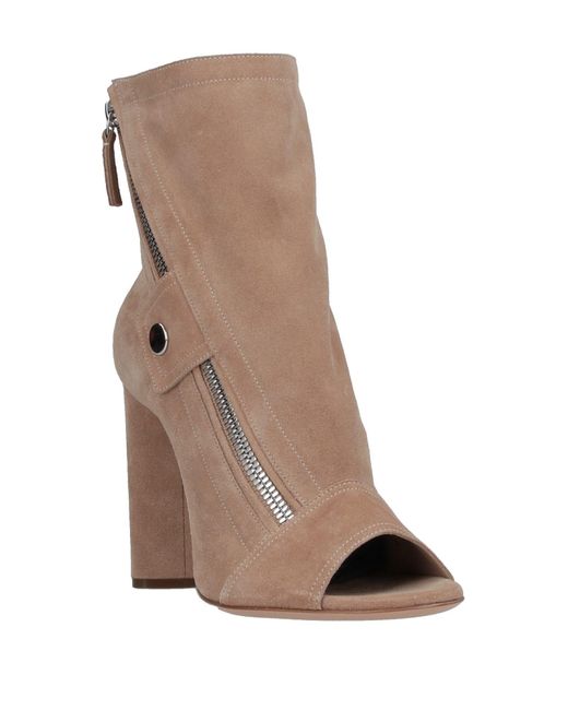 Casadei Brown Ankle Boots Soft Leather