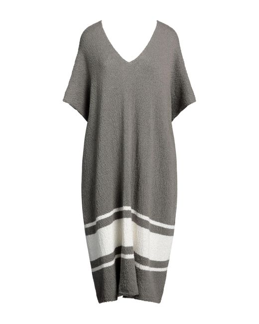 SMINFINITY Gray Midi Dress