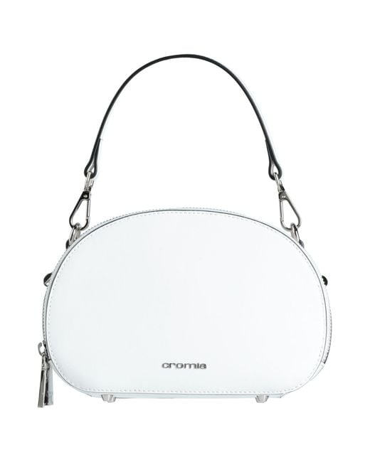 Cromia White Handbag