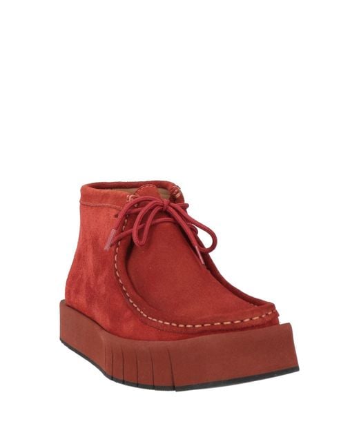 Paloma Barceló Red Ankle Boots