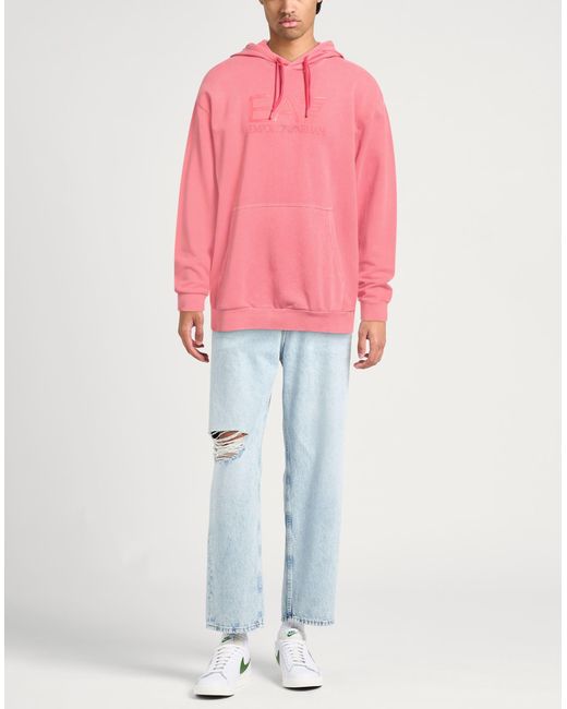 EA7 Pink Sweatshirt for men