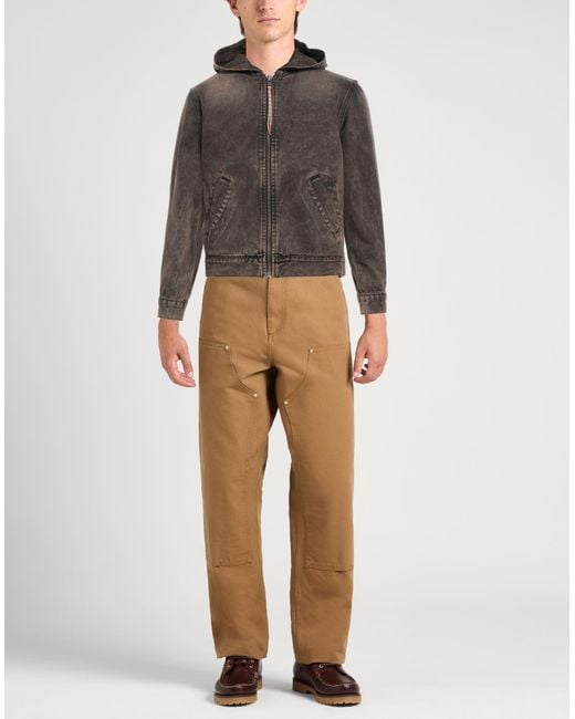 Aries Gray Denim Outerwear Cotton for men