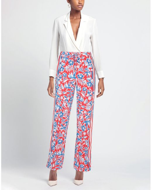 Tommy Hilfiger Red Trouser